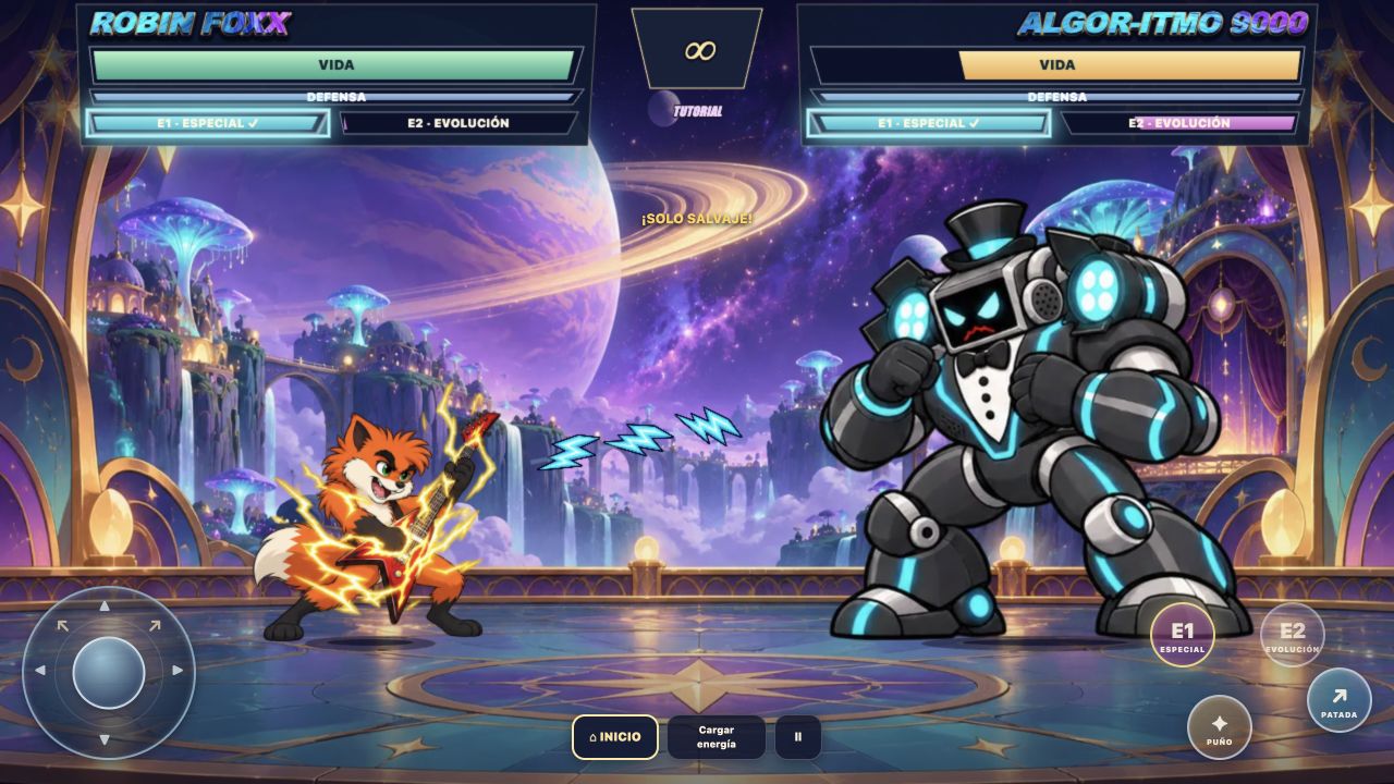 Show Fighters: escena del juego