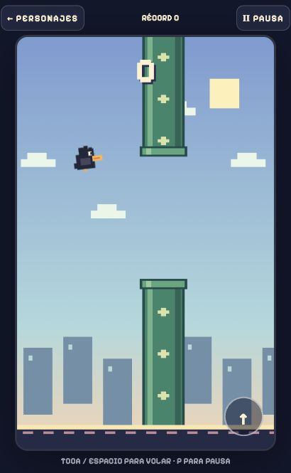 Vuela vuela: escena del juego